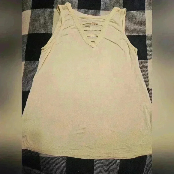 Hippie Rose The Cozy Tank Womens Light Yellow Tank Top Size XS - Picture 1 of 9